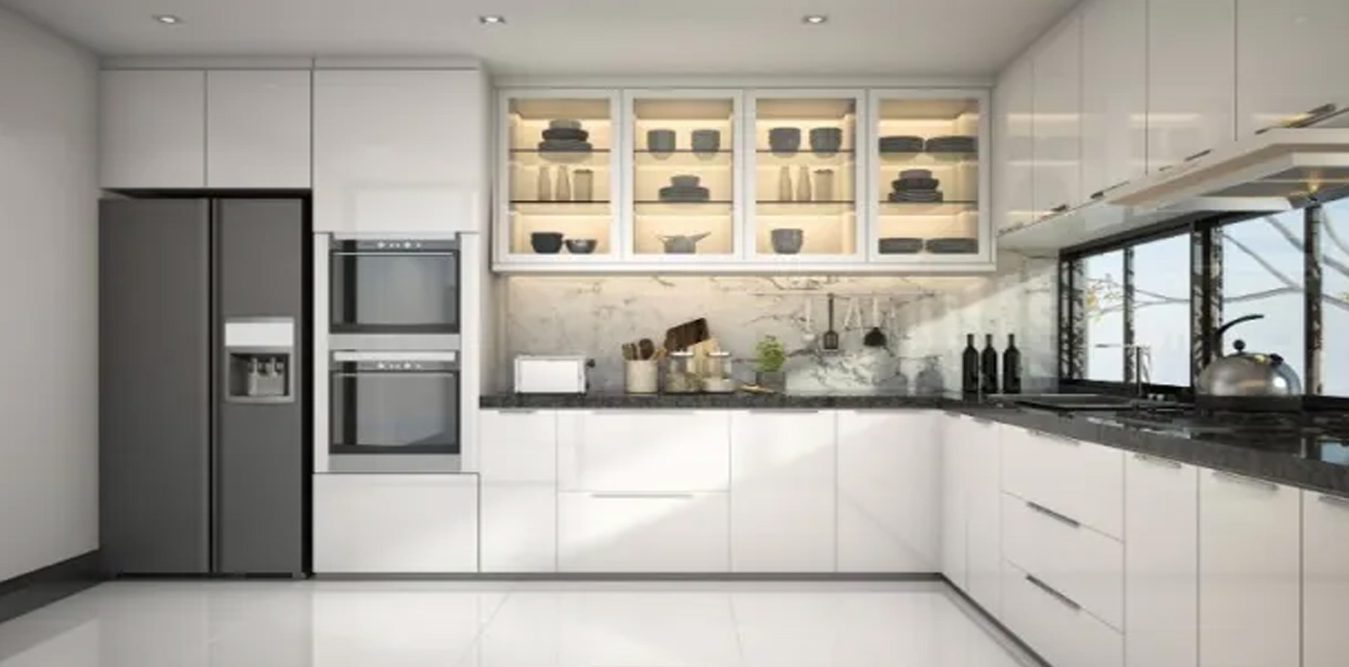 Beautiful modular kitchen in Ahmedabad