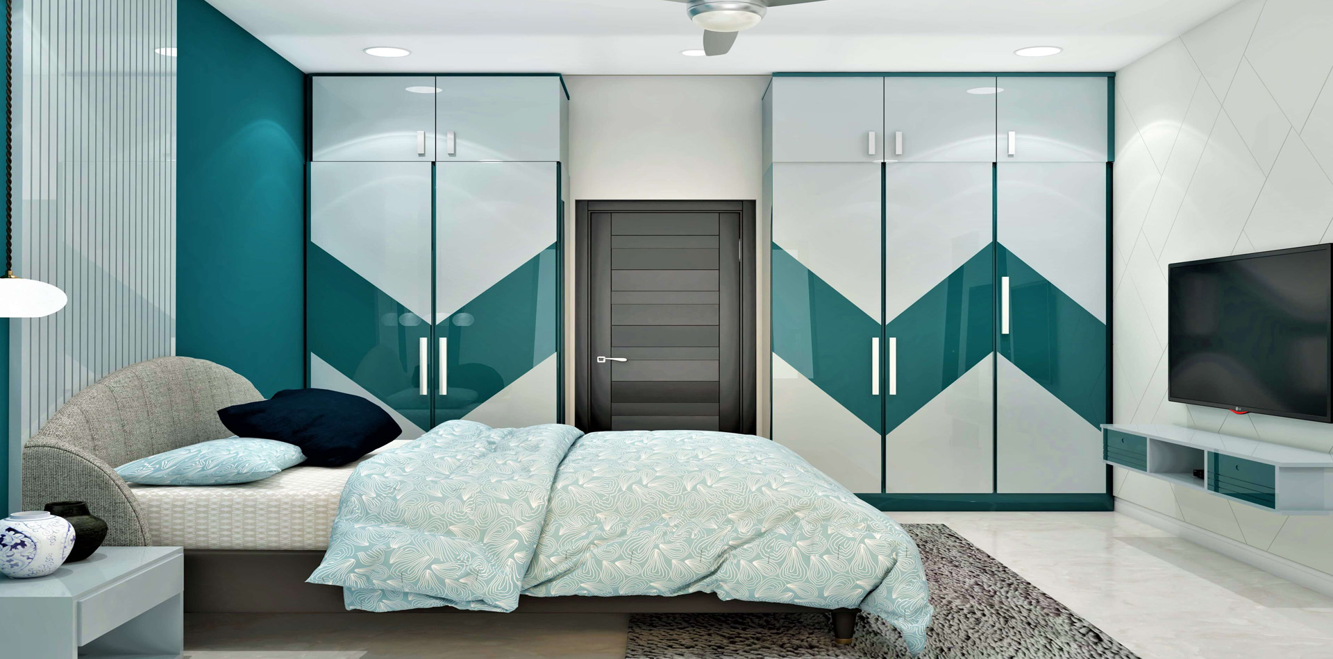 Bedroom modular wardrobes Ahmedabad