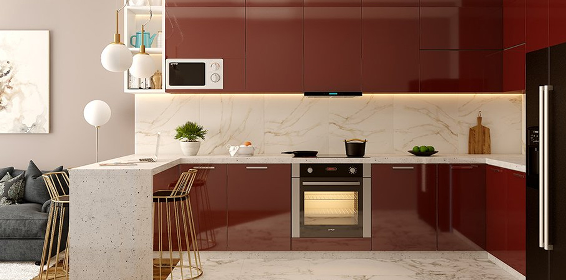 Customized modular kitchen Ahmedabad