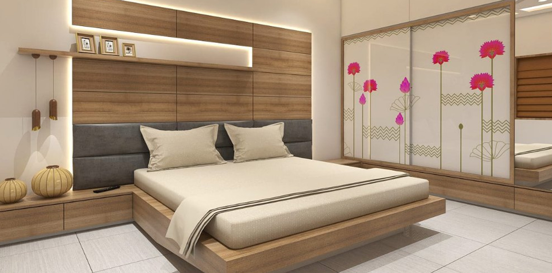 Designer bedroom modular Ahmedabad