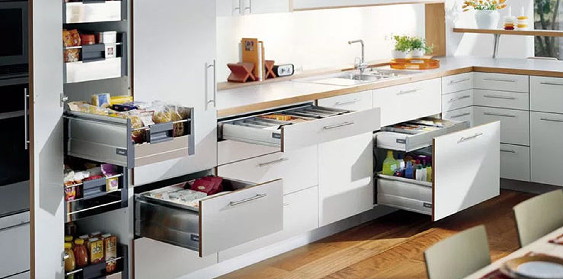 Functional kitchen cabinets Ahmedabad