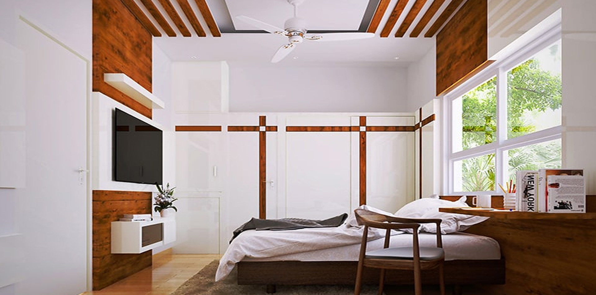 Modular bedroom interiors Ahmedabad