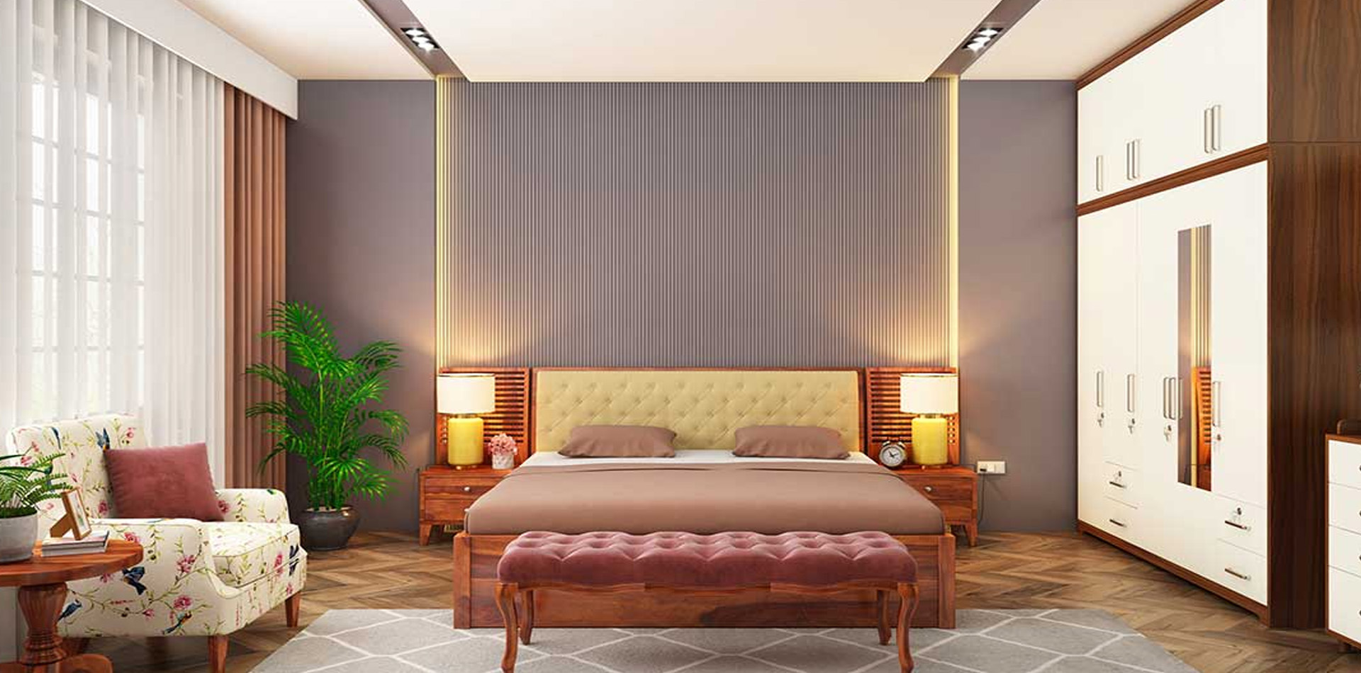 Modular bedroom setup Ahmedabad