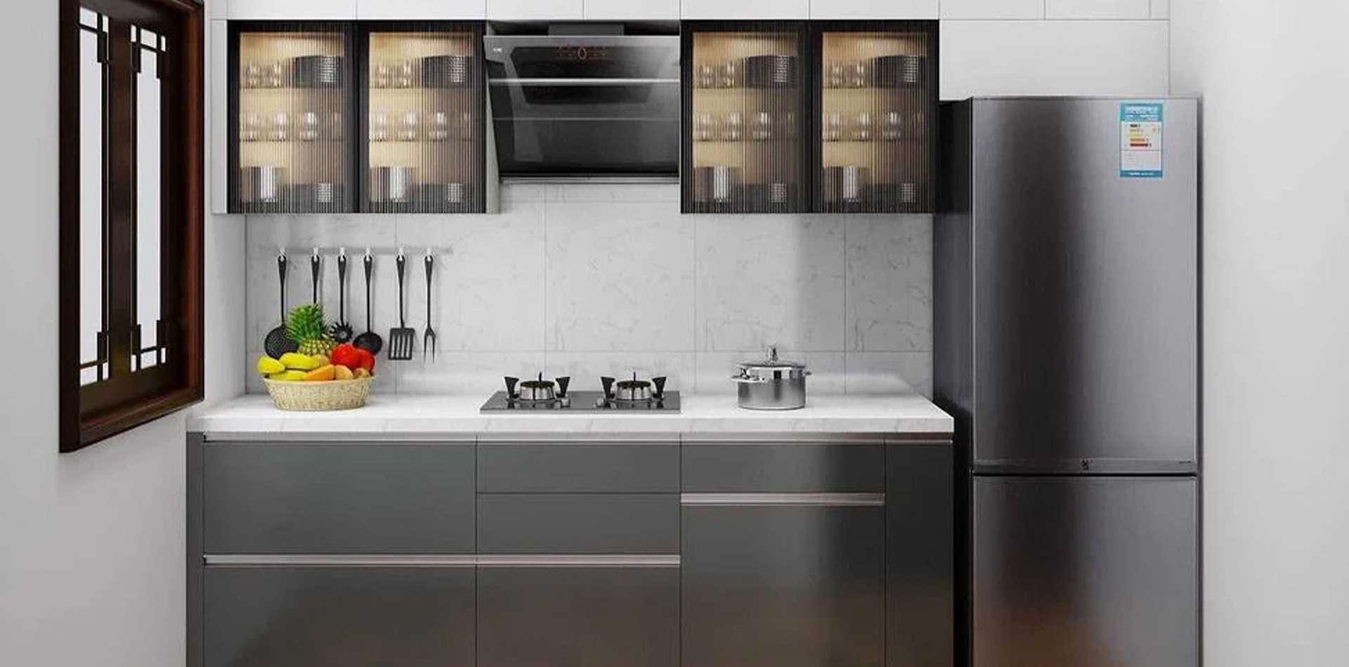 Small modular kitchen design Ahmedabad